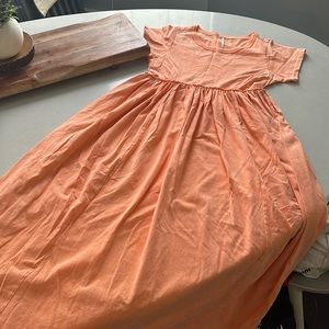 Free People Maxi in Coral/Orange